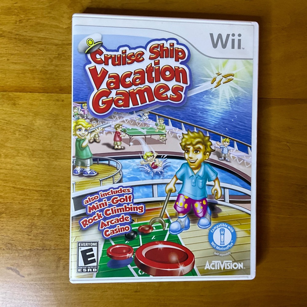 Cruise Ship Vacation Games for Nintendo Wii‎